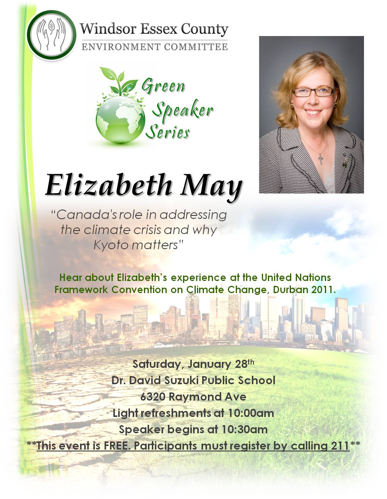 Green Party Leader Elizabeth May